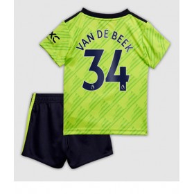 Baby Fußballbekleidung Manchester United Donny van de Beek #34 3rd Trikot 2022-23 Kurzarm (+ kurze hosen)